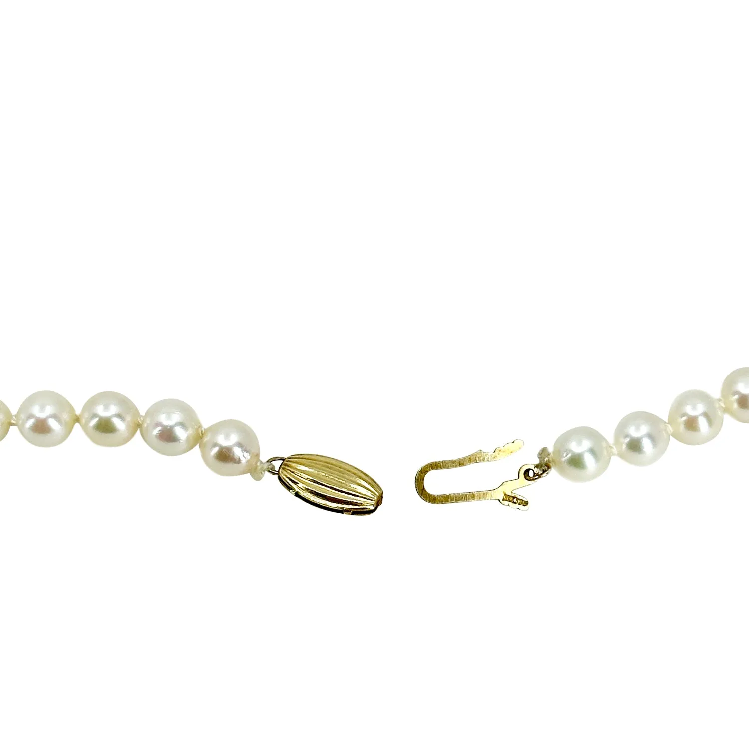 Opera Strand Mikimoto Blue Lagoon Japanese Cultured Akoya Pearl Necklace - 14K Yellow Gold 31.25 Inch