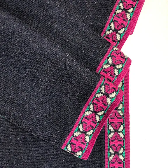 ORCHID DIAMOND WRAP IN MIDNIGHT FUCHSIA