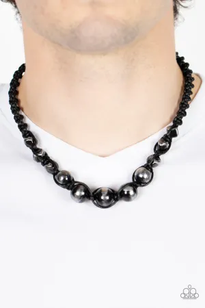Paparazzi - Loose Cannon - Black Urban Necklace