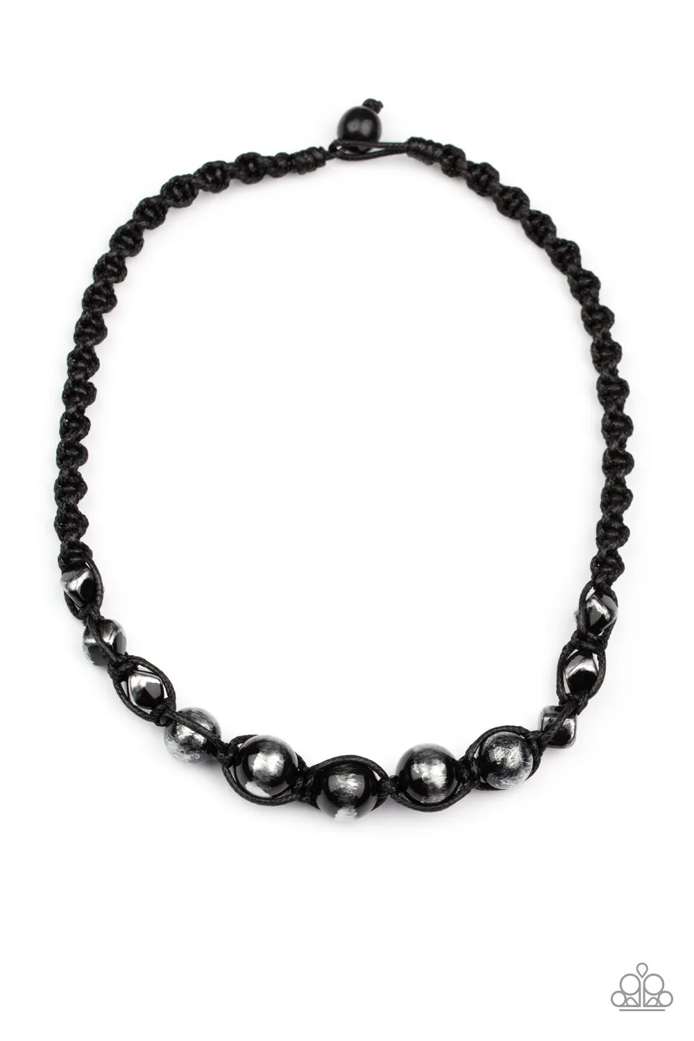 Paparazzi - Loose Cannon - Black Urban Necklace