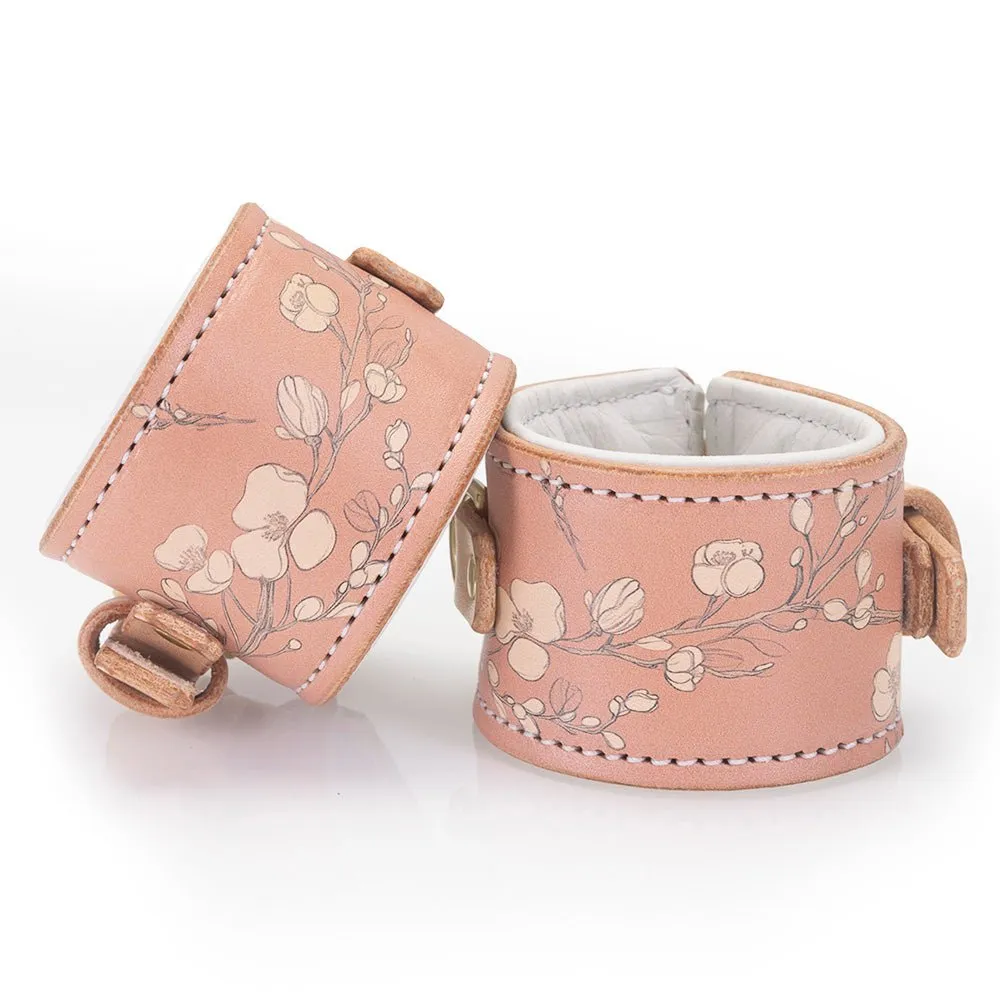 Paradise Pink Blossom Padded Cuffs