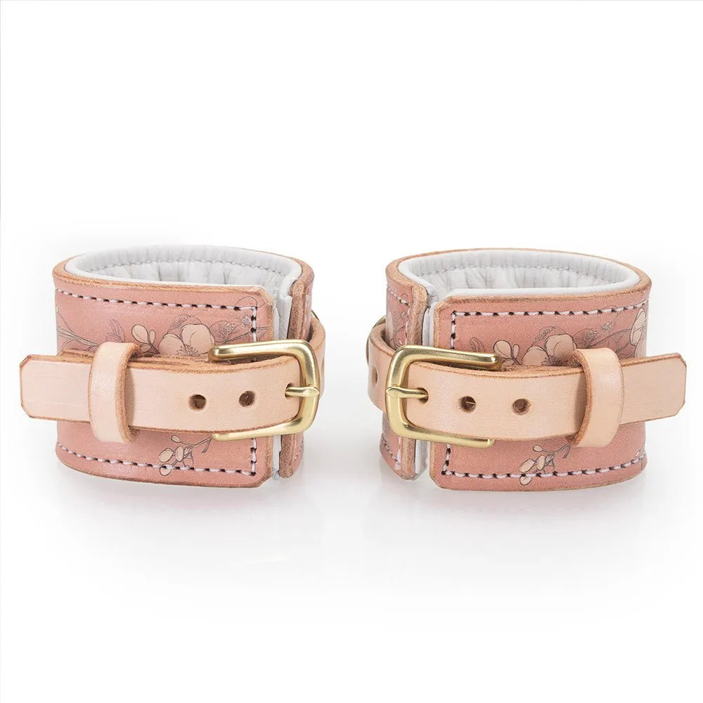 Paradise Pink Blossom Padded Cuffs