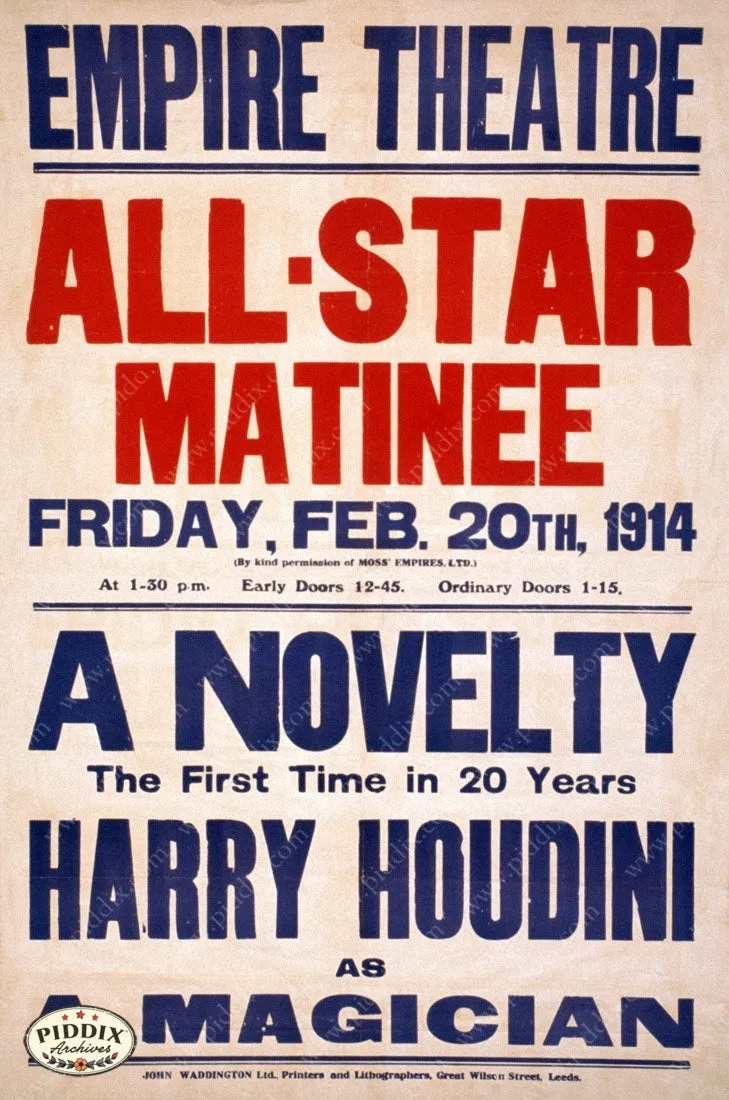 PDXC11359 -- Vintage Movie and Theatre Posters