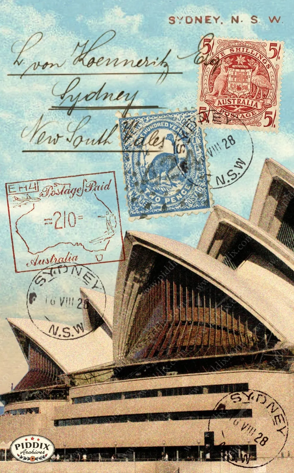 PDXC9542 -- Travel Postcards
