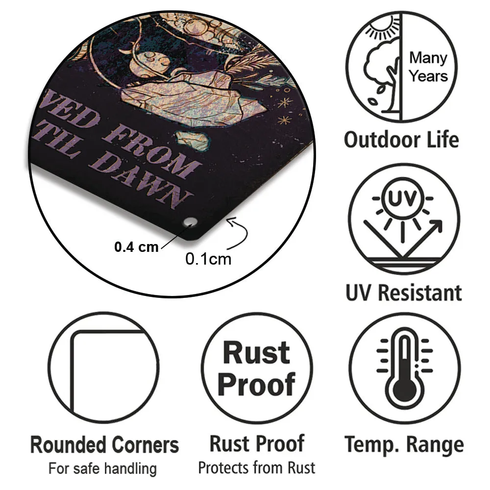 Personalized Witches Brew Classic Metal Sign
