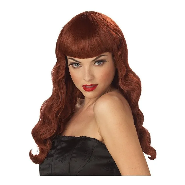 Pin Up Girl Wig Red