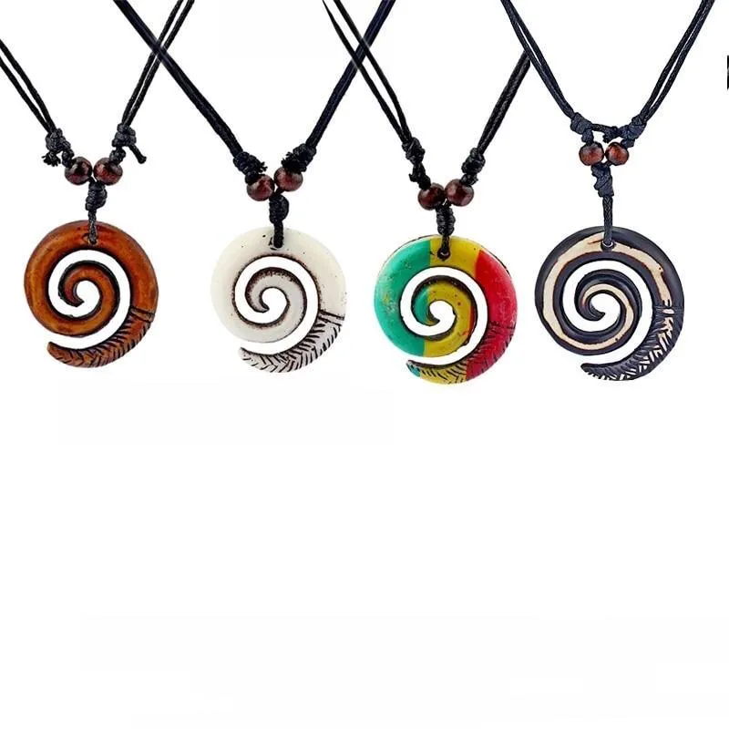 "Tribal Swirl" Neck Pendant