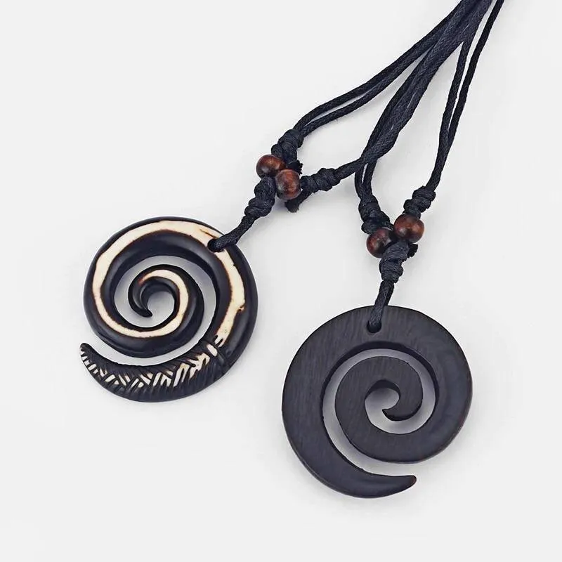 "Tribal Swirl" Neck Pendant