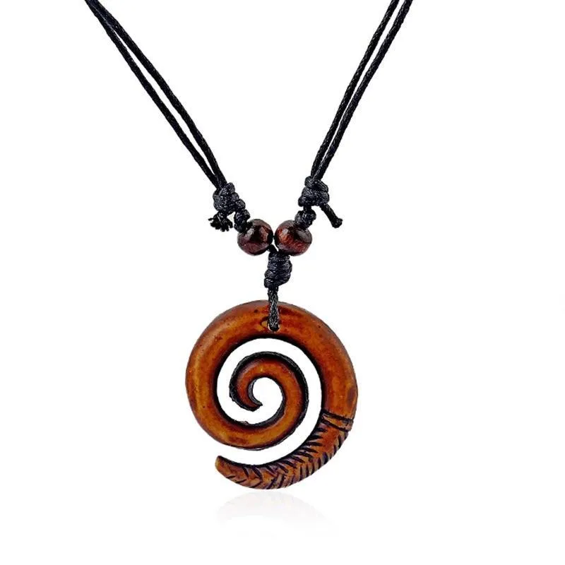 "Tribal Swirl" Neck Pendant