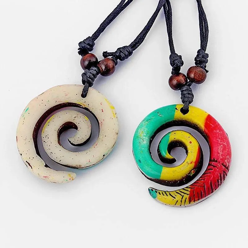 "Tribal Swirl" Neck Pendant