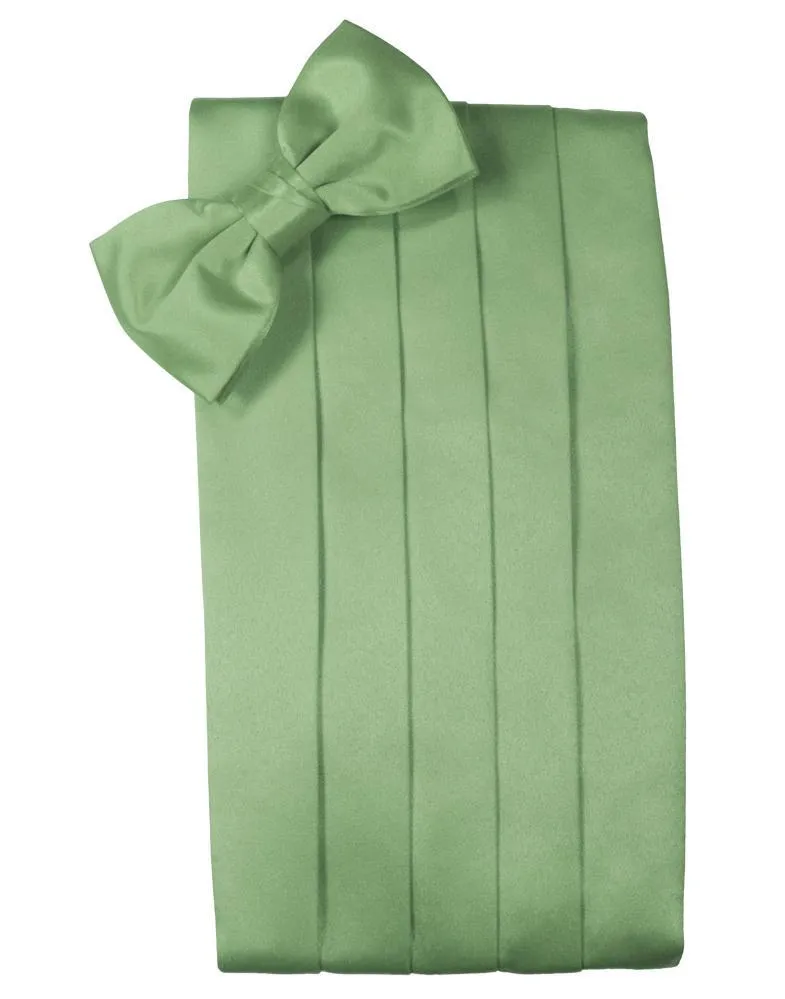 Sage Luxury Satin Cummerbund