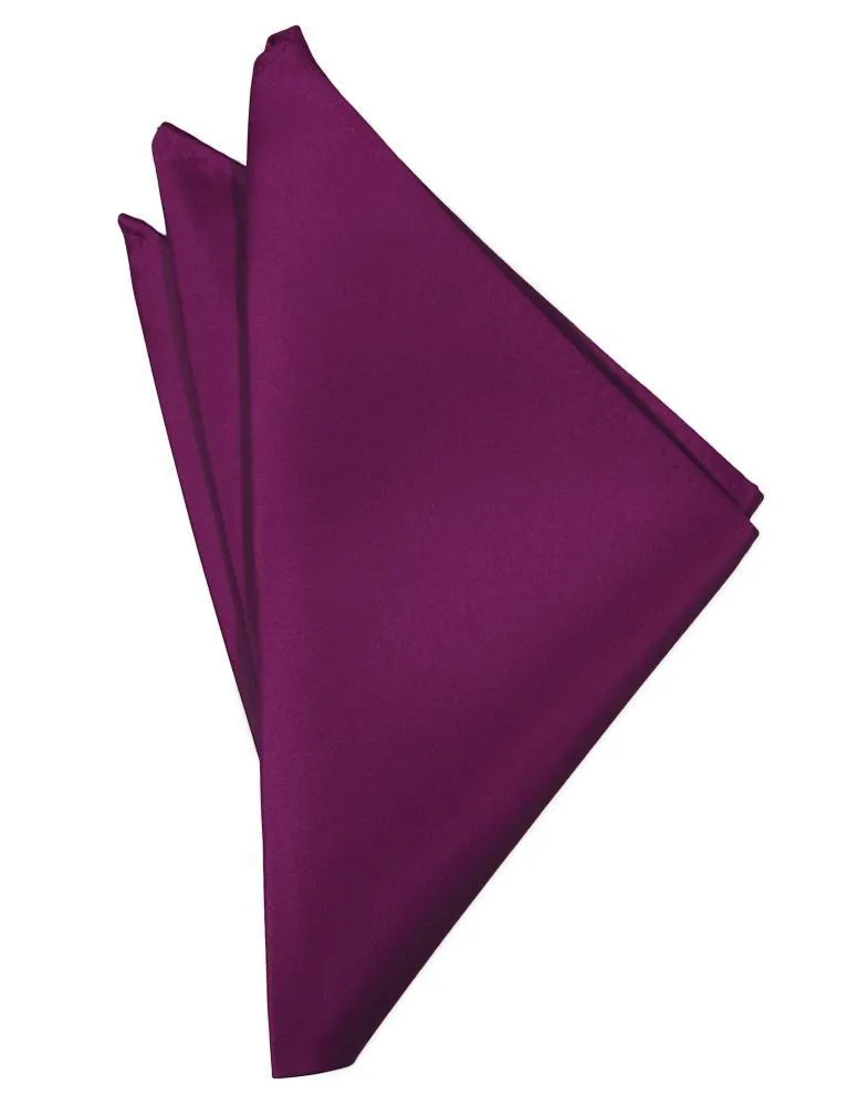 Sangria Luxury Satin Pocket Square