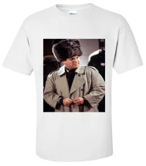 Seinfeld George Fur Hat T-Shirt