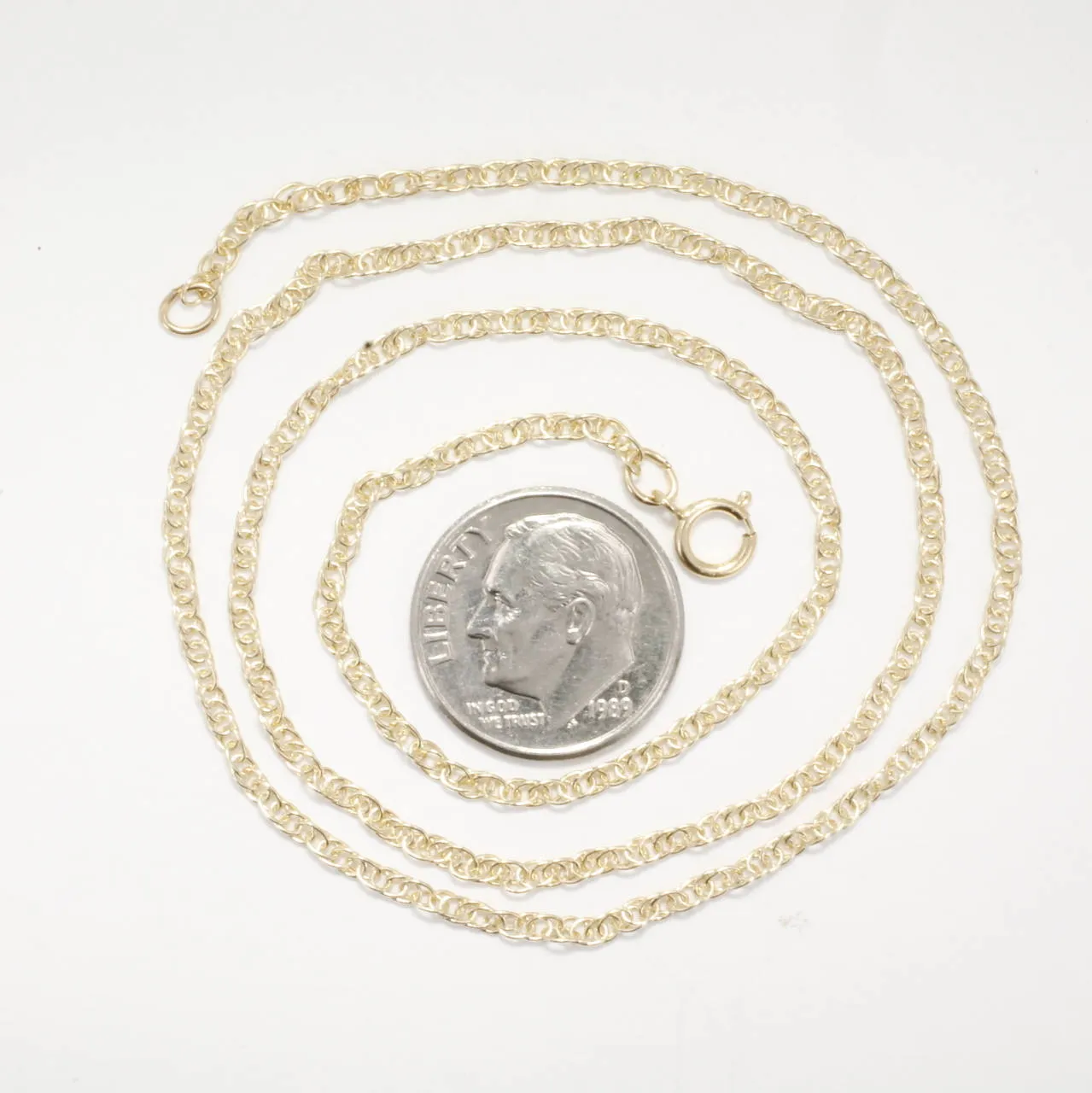 Small Alligator Necklace in 14kt Yellow Gold Vermeil