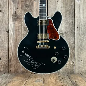 SOLD - Gibson Signed Lucille Signature Rare Edition BB King Signature w/ inlaid signature 2001 Black