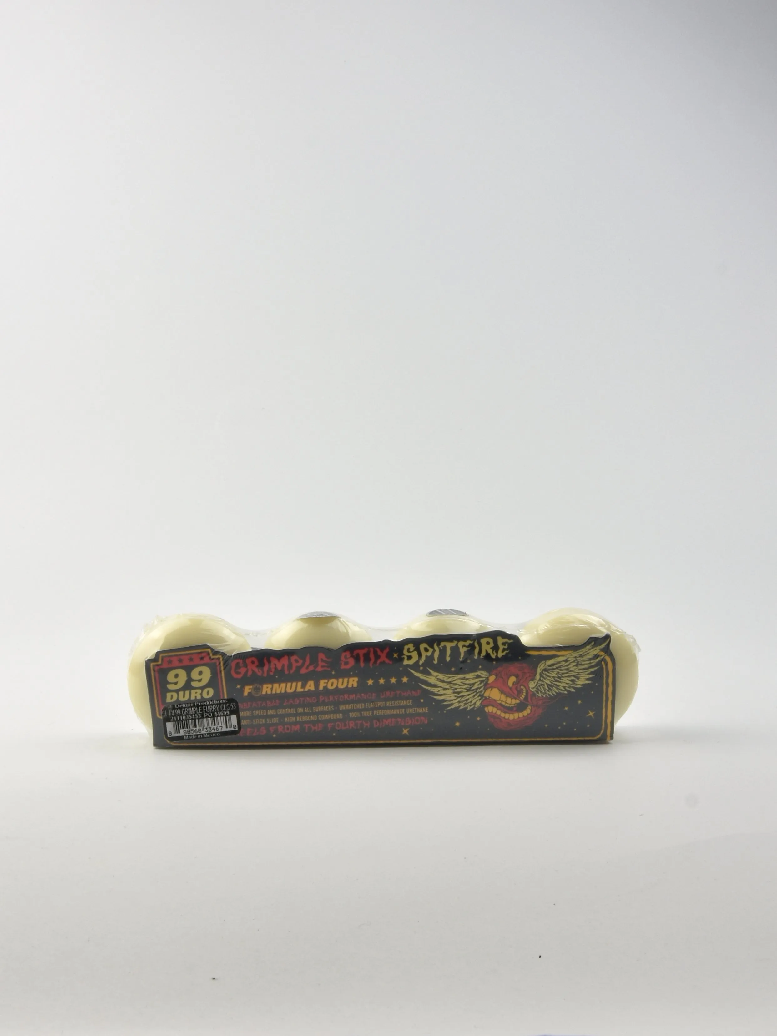 Spitfire Wheels - Formula 4 - Grimple Furry -99a  Classic Shape 53mm Skateboard Wheels