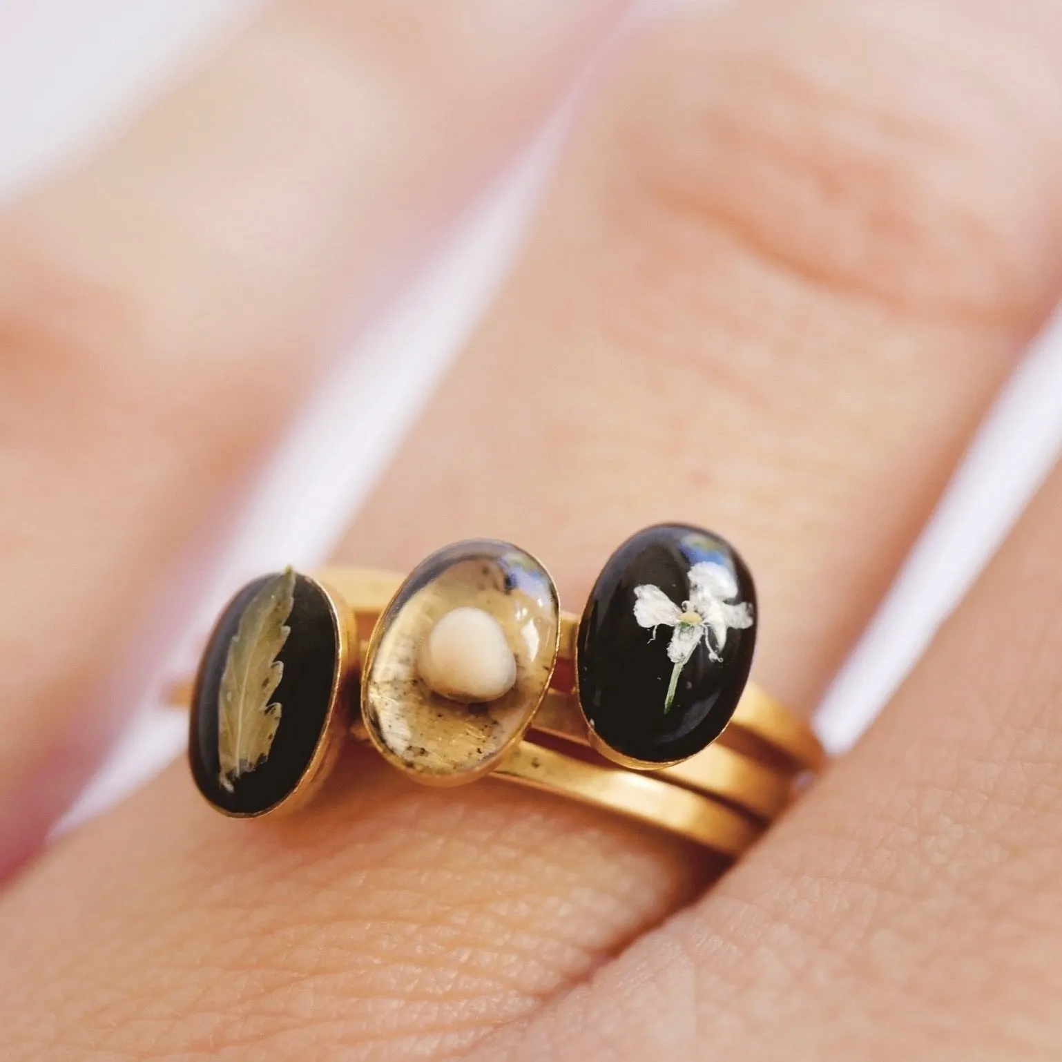 Stacking Oval Rings