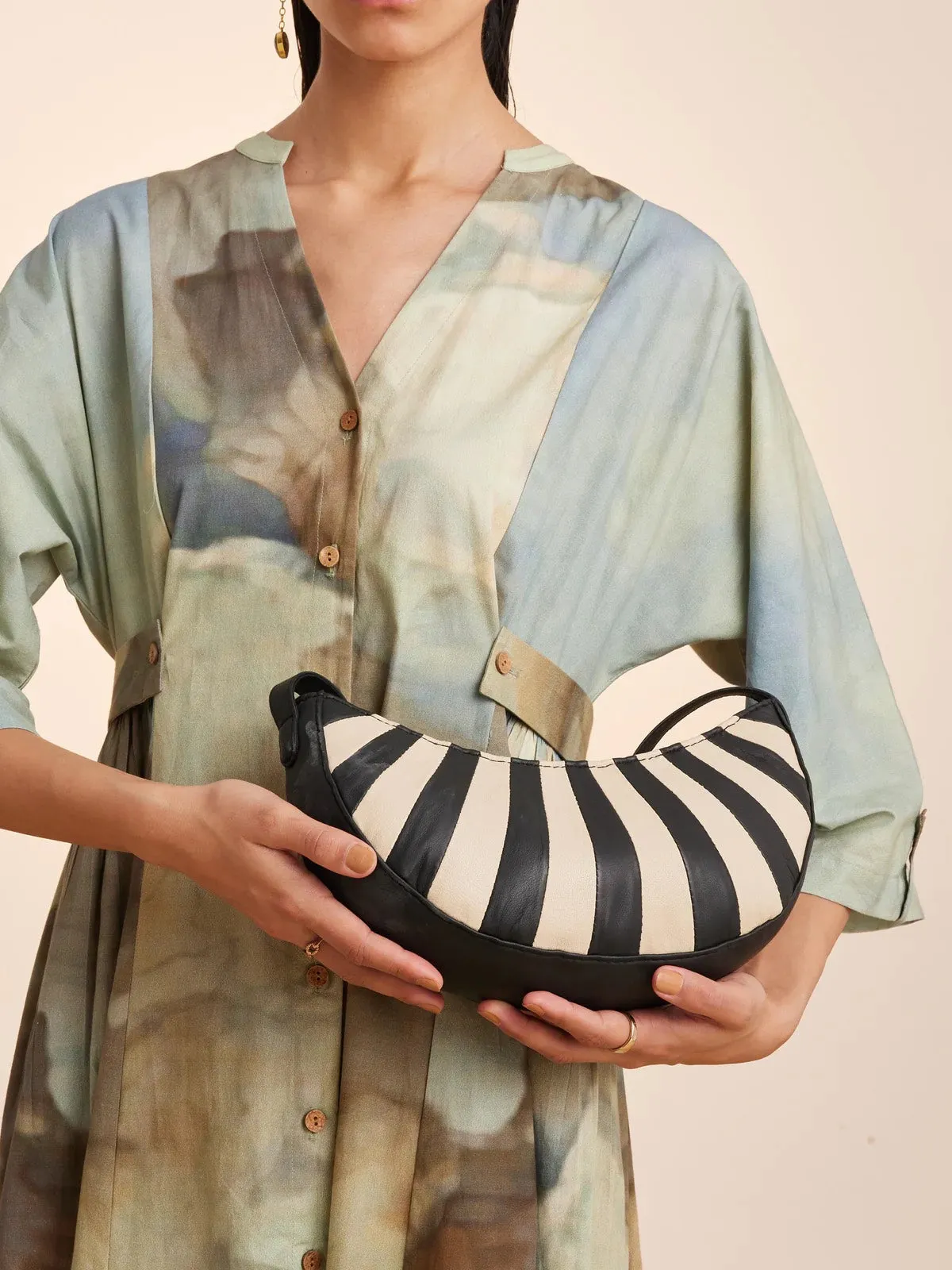 Summer Bag Raft-Black Ivory-Bag-Ss25-Raft-Blk-Ivy Leather-Cord