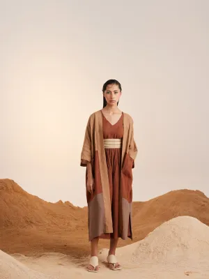 Summer Cape Overlay Freya-Linen-Sand-Rust-Ash-Ss25-Fc-Sra-Cord