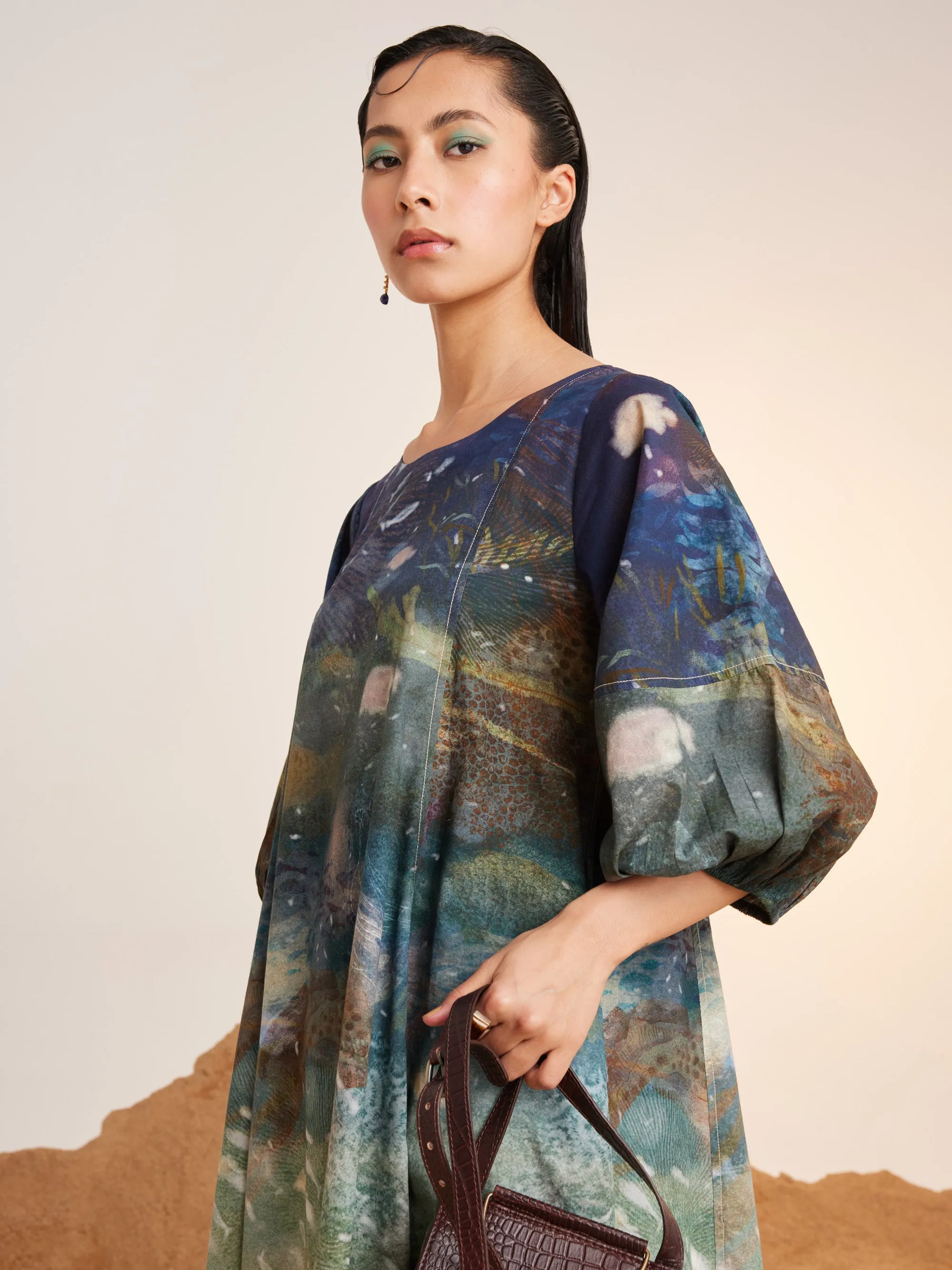 Summer Dress Umbrella-Underwater-Cotton Ss25-Ud-Unw-Cord