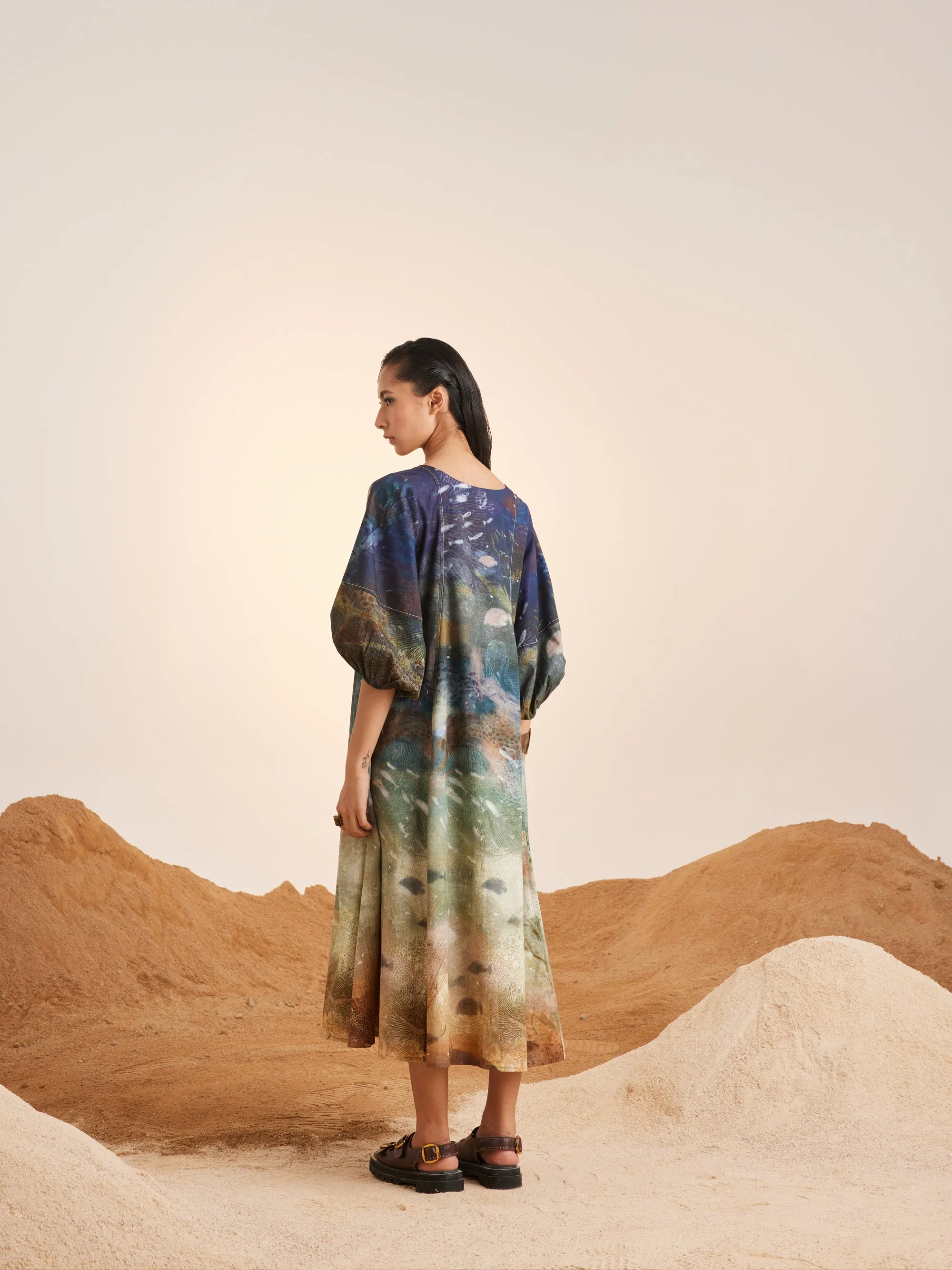 Summer Dress Umbrella-Underwater-Cotton Ss25-Ud-Unw-Cord