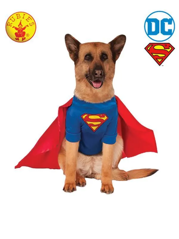 Superman Big Dog Pet Costume Size Xxl