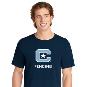 The Citadel C, Club Sports - Fencing,  Comfort Colors ® Heavyweight Ring Spun Tee