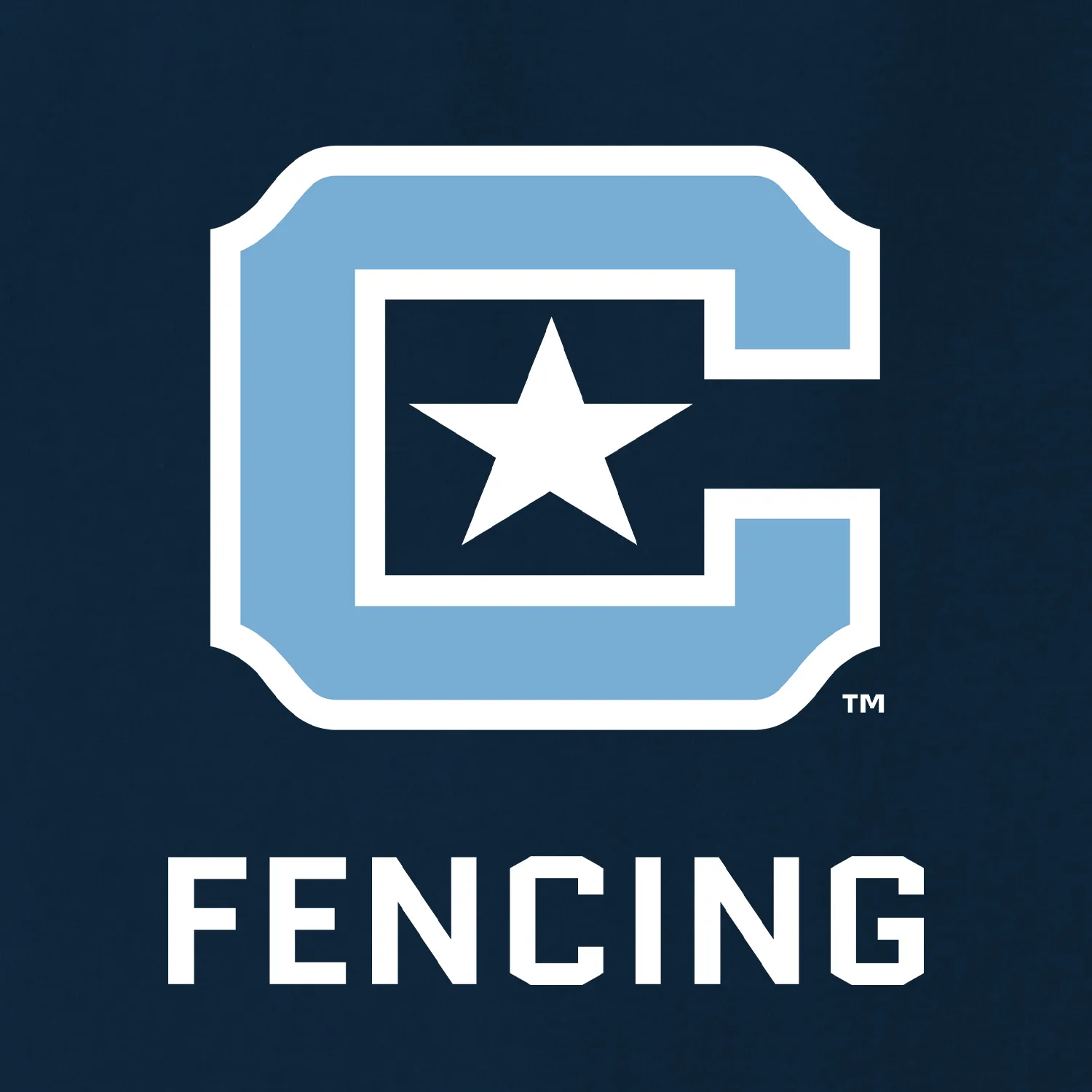 The Citadel C, Club Sports - Fencing,  Comfort Colors ® Heavyweight Ring Spun Tee