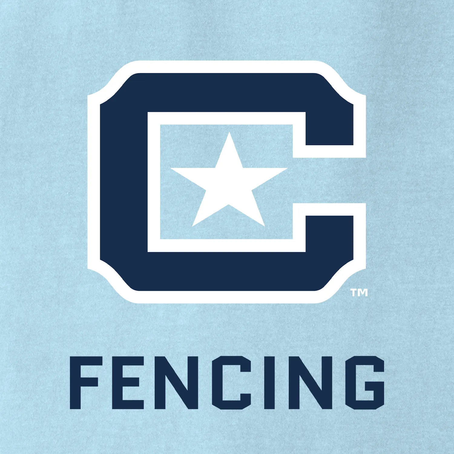 The Citadel C, Club Sports - Fencing,  Comfort Colors ® Heavyweight Ring Spun Tee