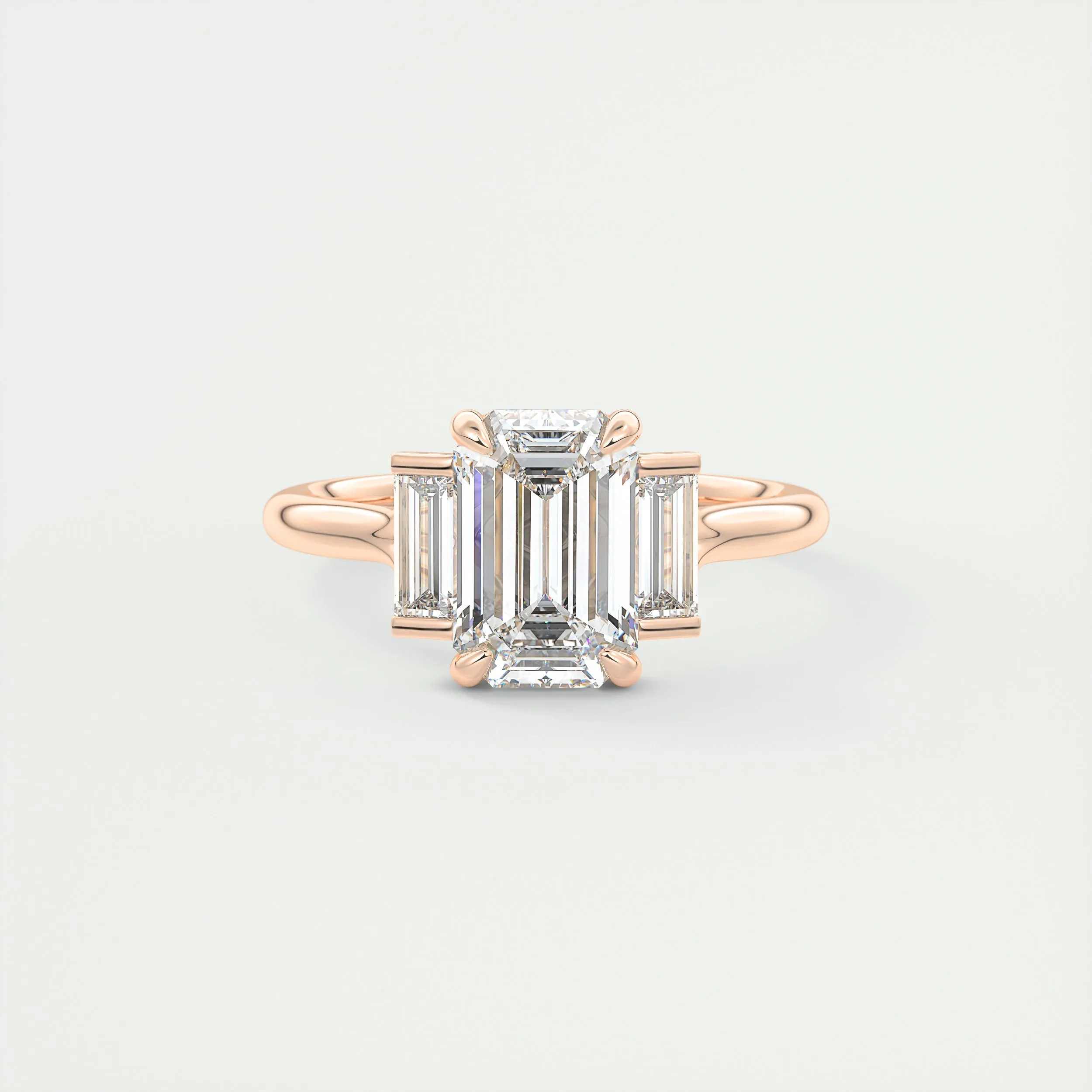The Skyline | Emerald & Baguettes