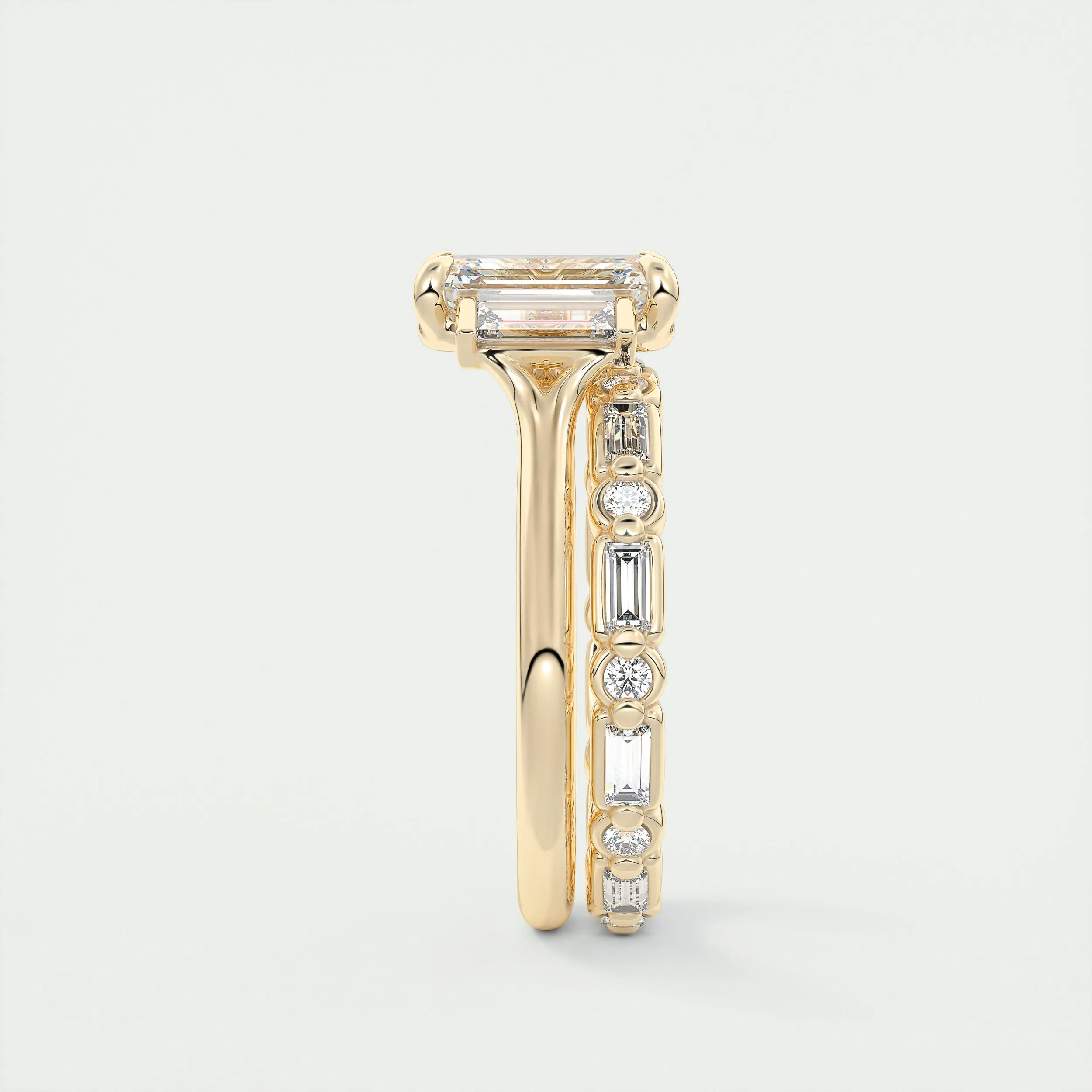 The Skyline | Emerald & Baguettes