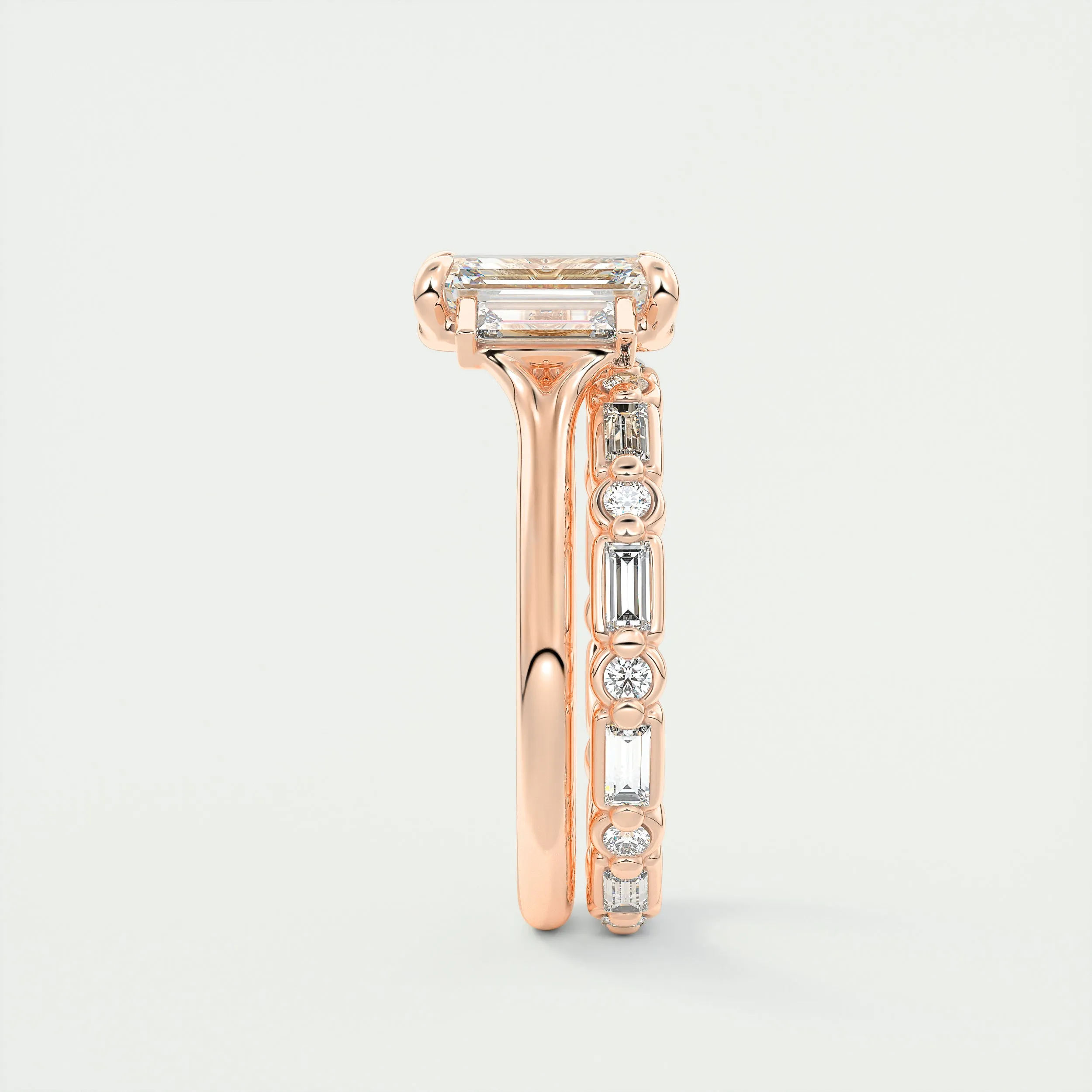 The Skyline | Emerald & Baguettes