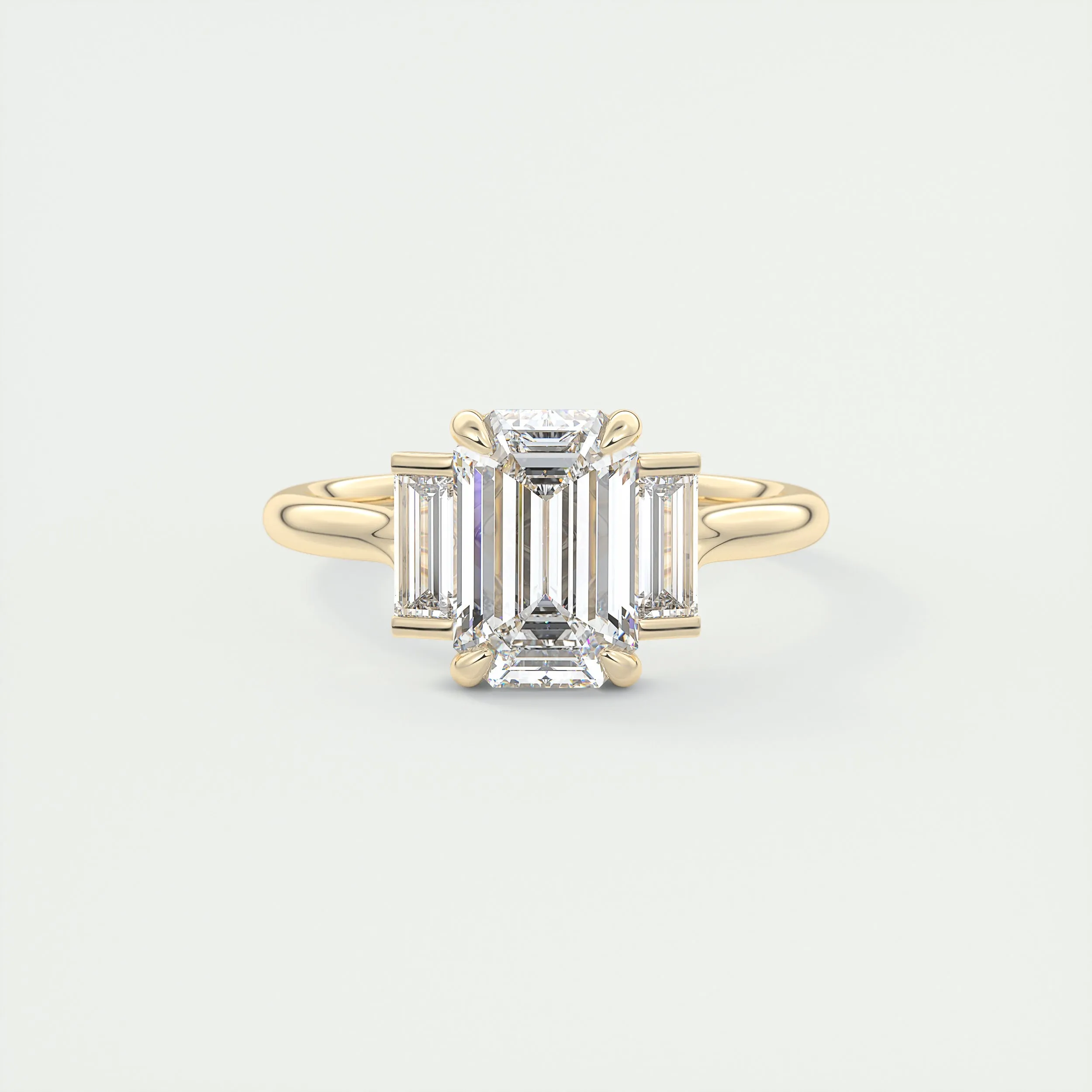 The Skyline | Emerald & Baguettes