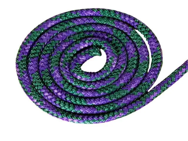 Tobiano - Purple-Dark Green halter - 8mm
