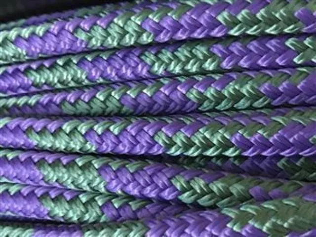 Tobiano - Purple-Dark Green halter - 8mm