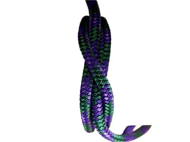 Tobiano - Purple-Dark Green halter - 8mm