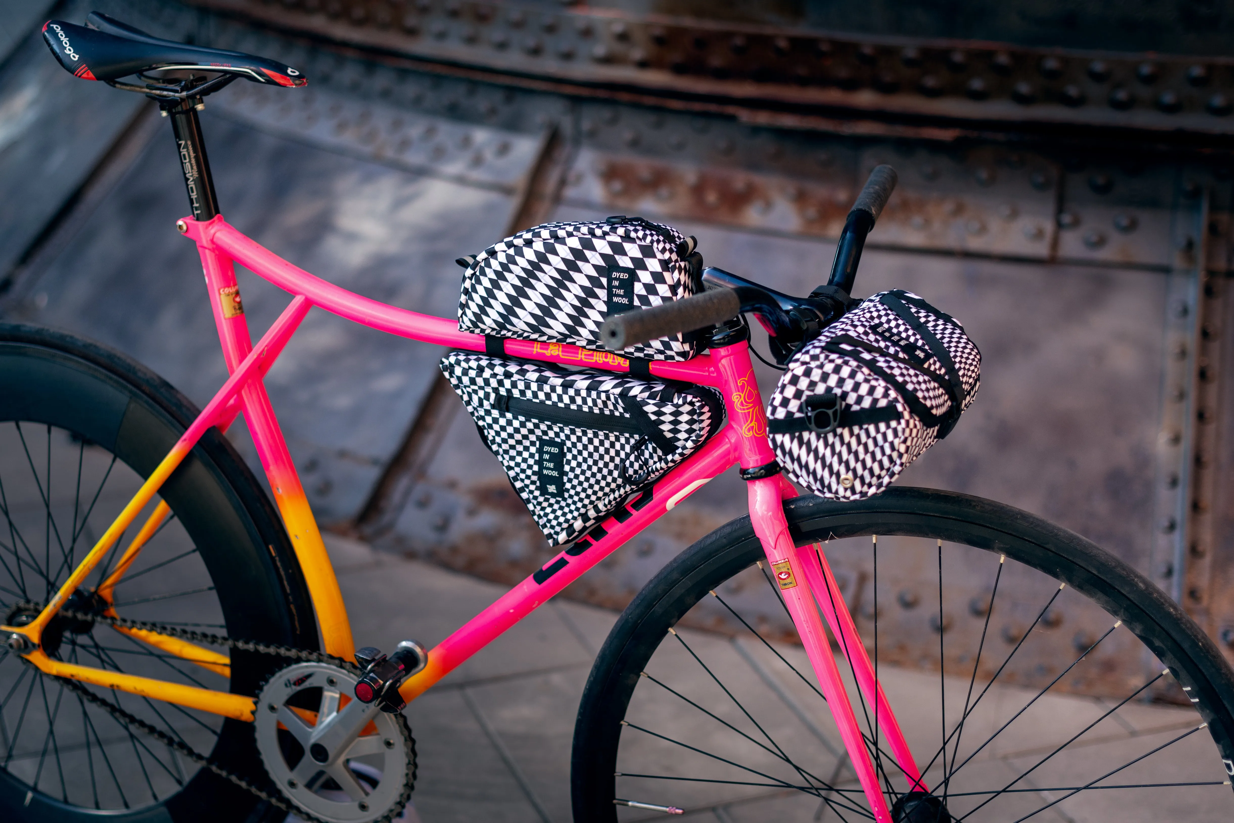 TOP TUBE BAG |  CLASSIC CHEQUER