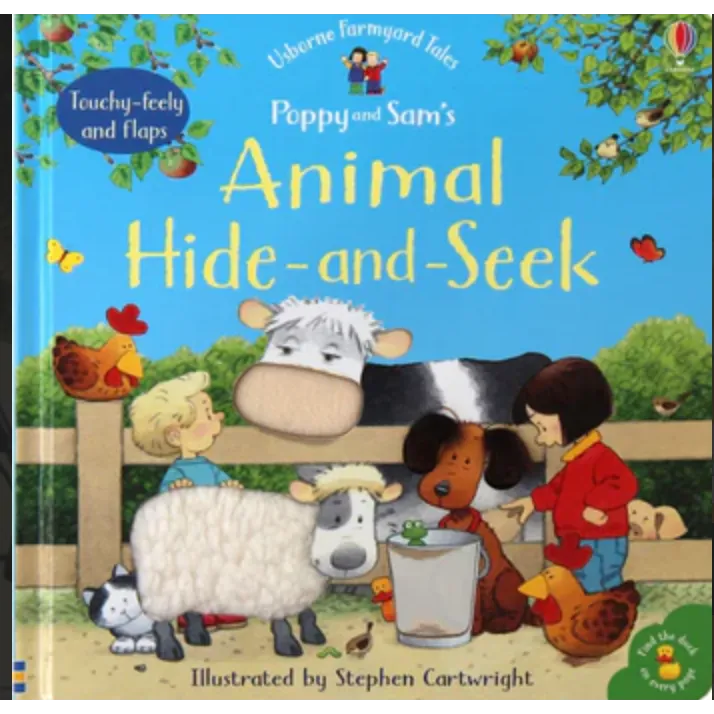 Usborne Books: Poppy and Sam's Animal Hide-and-Seek (Board Book)