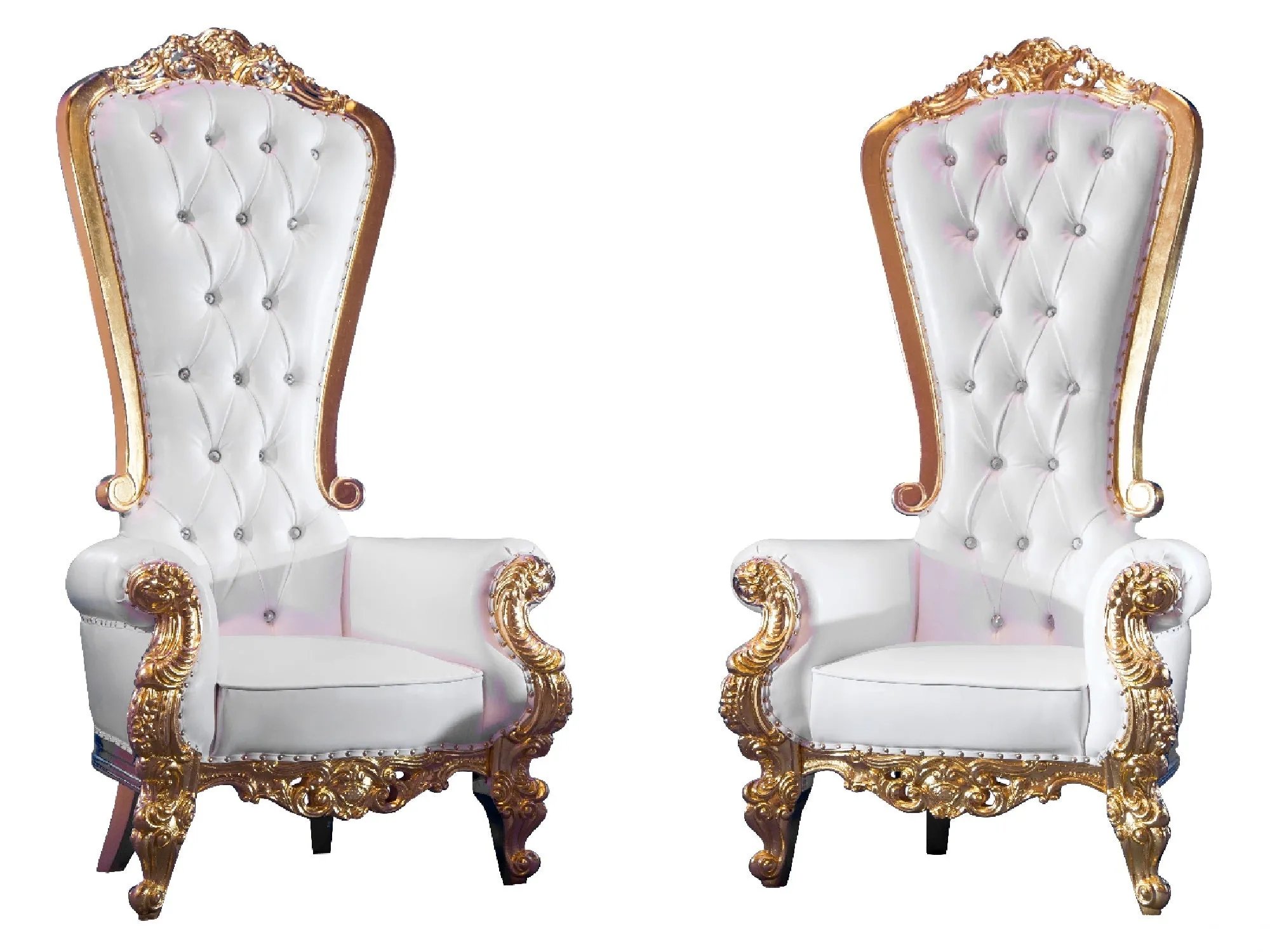 VICTORIA THRONE CHAIR - GOLD