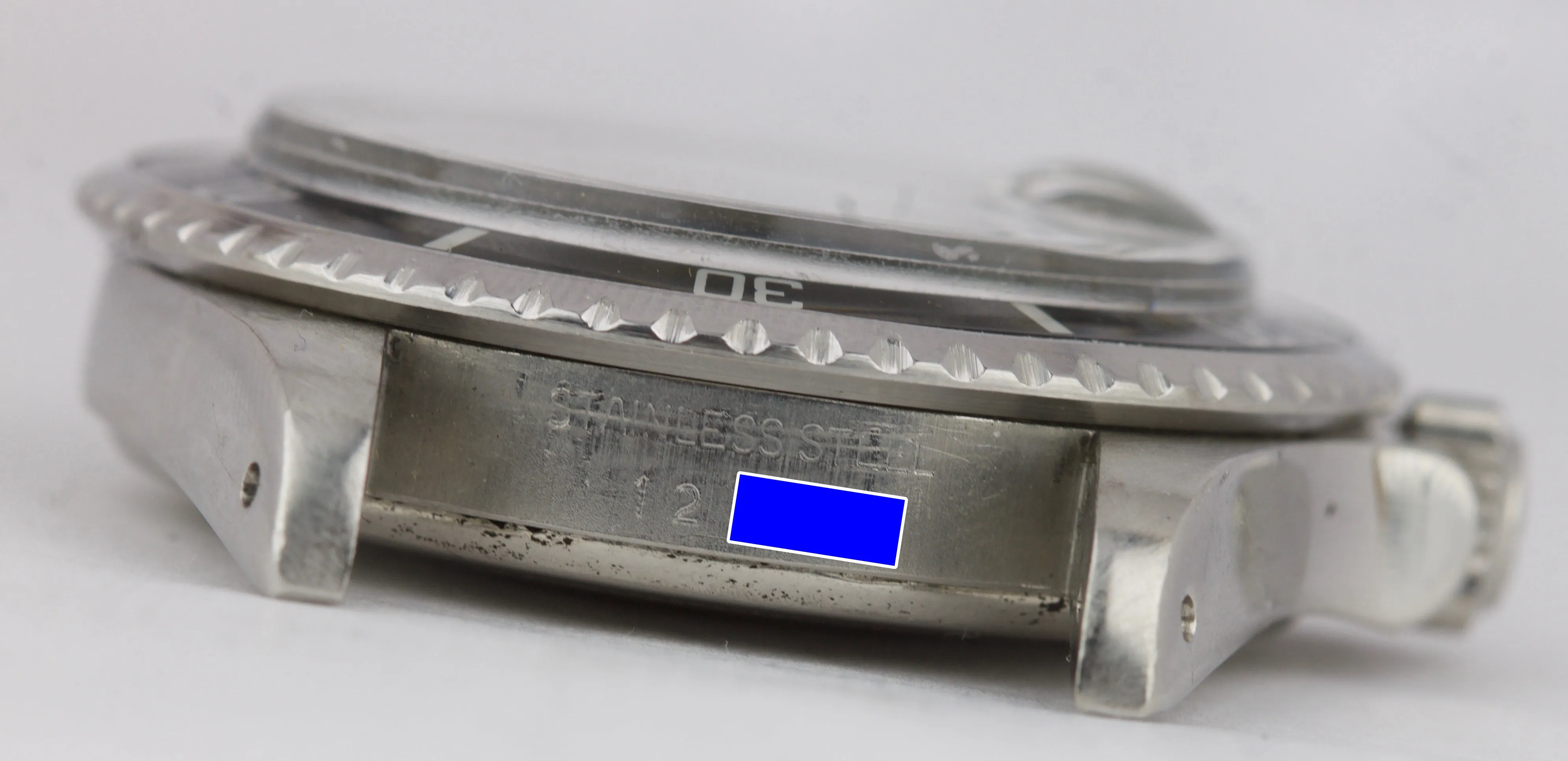 Vintage 1984 Tudor Submariner 76100 LOLLIPOP 40mm Patina 12x Stainless Watch