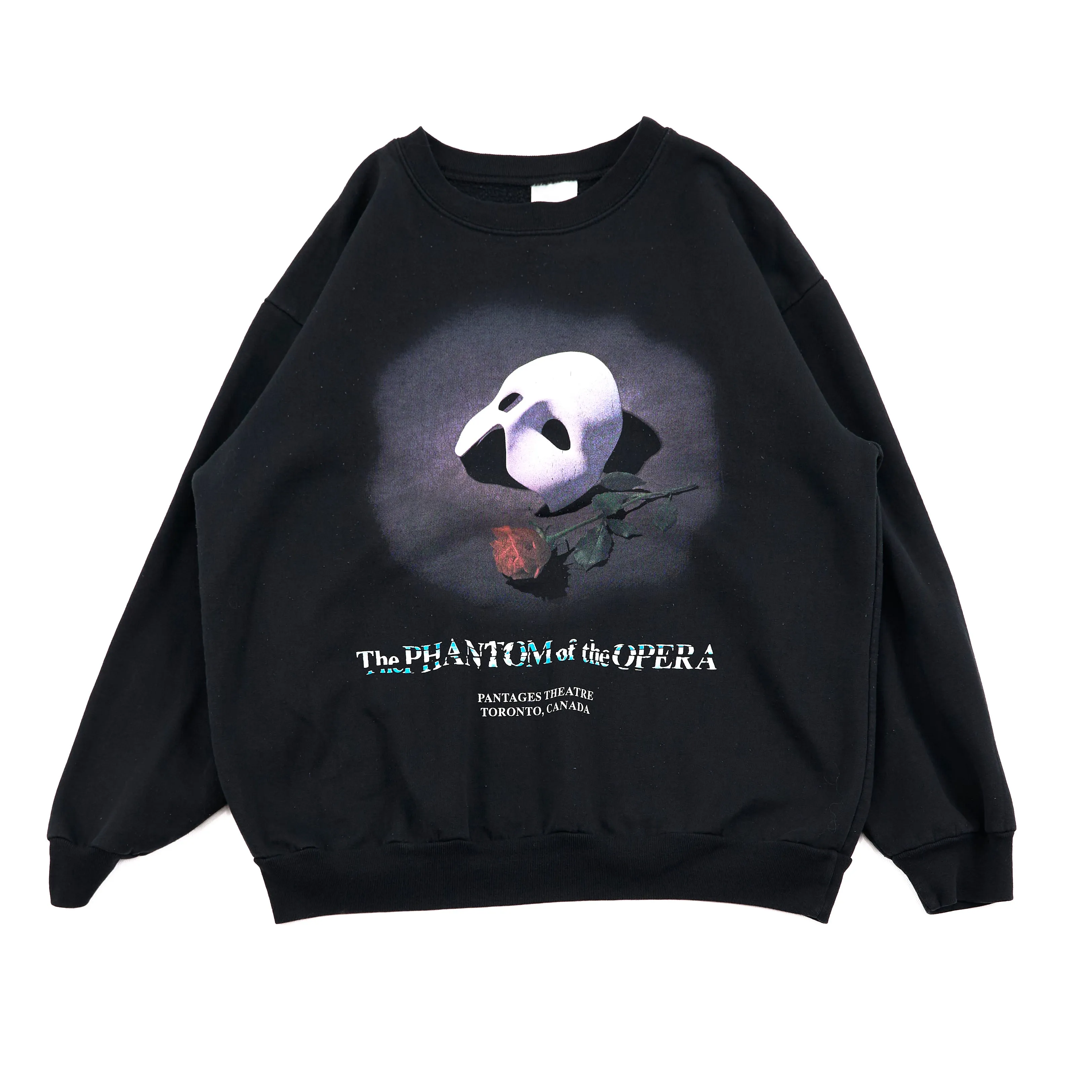Vintage Phantom of the Opera Black Sweatshirt - M