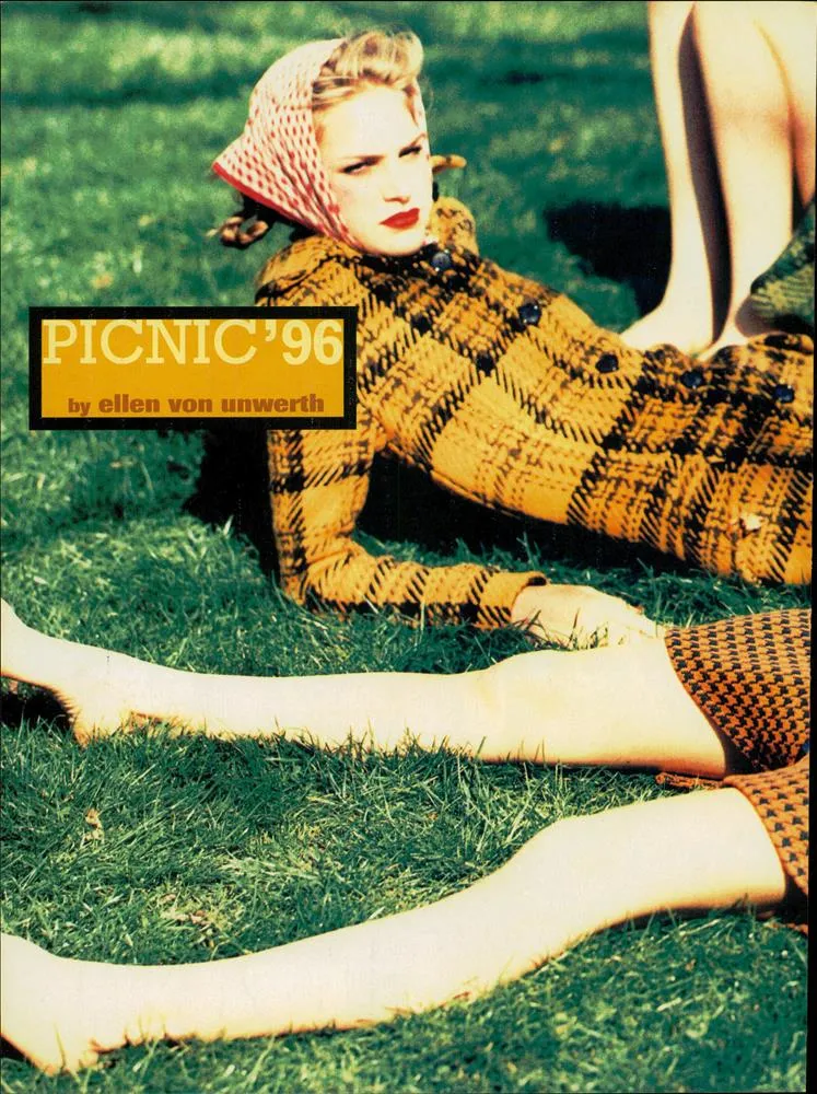 VOGUE Magazine Italia October 1996 CAROLYN MURPHY Kate Moss VAN SEENUS Naomi