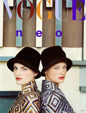 VOGUE Magazine Italia October 1996 CAROLYN MURPHY Kate Moss VAN SEENUS Naomi