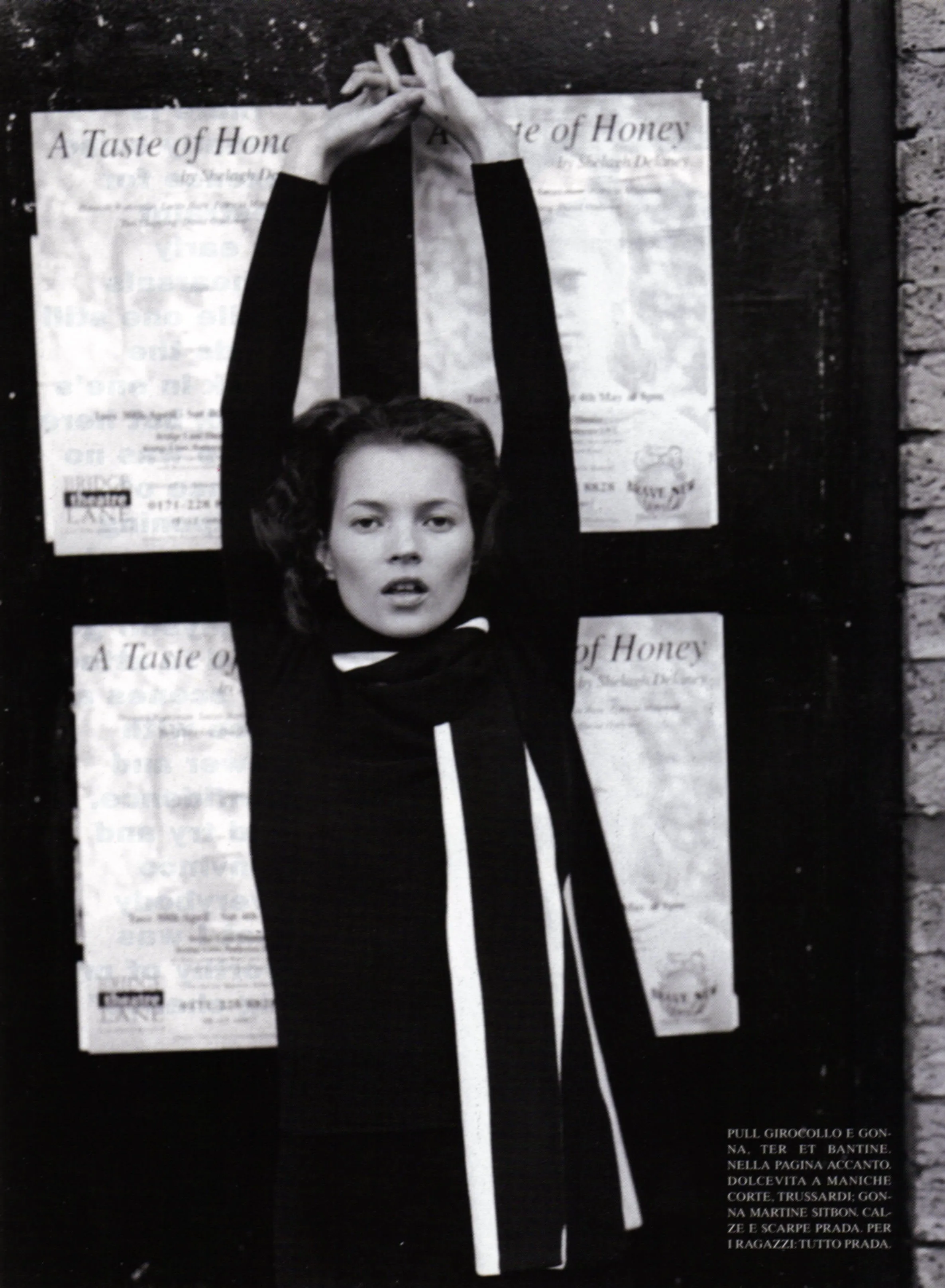 VOGUE Magazine Italia October 1996 CAROLYN MURPHY Kate Moss VAN SEENUS Naomi