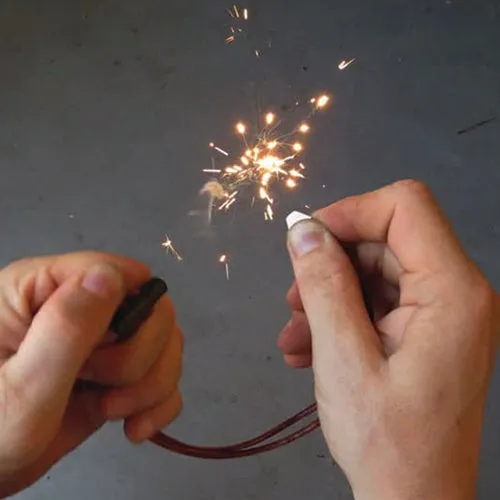 Wazoo Bushcraft Fire Starter Leather Necklace