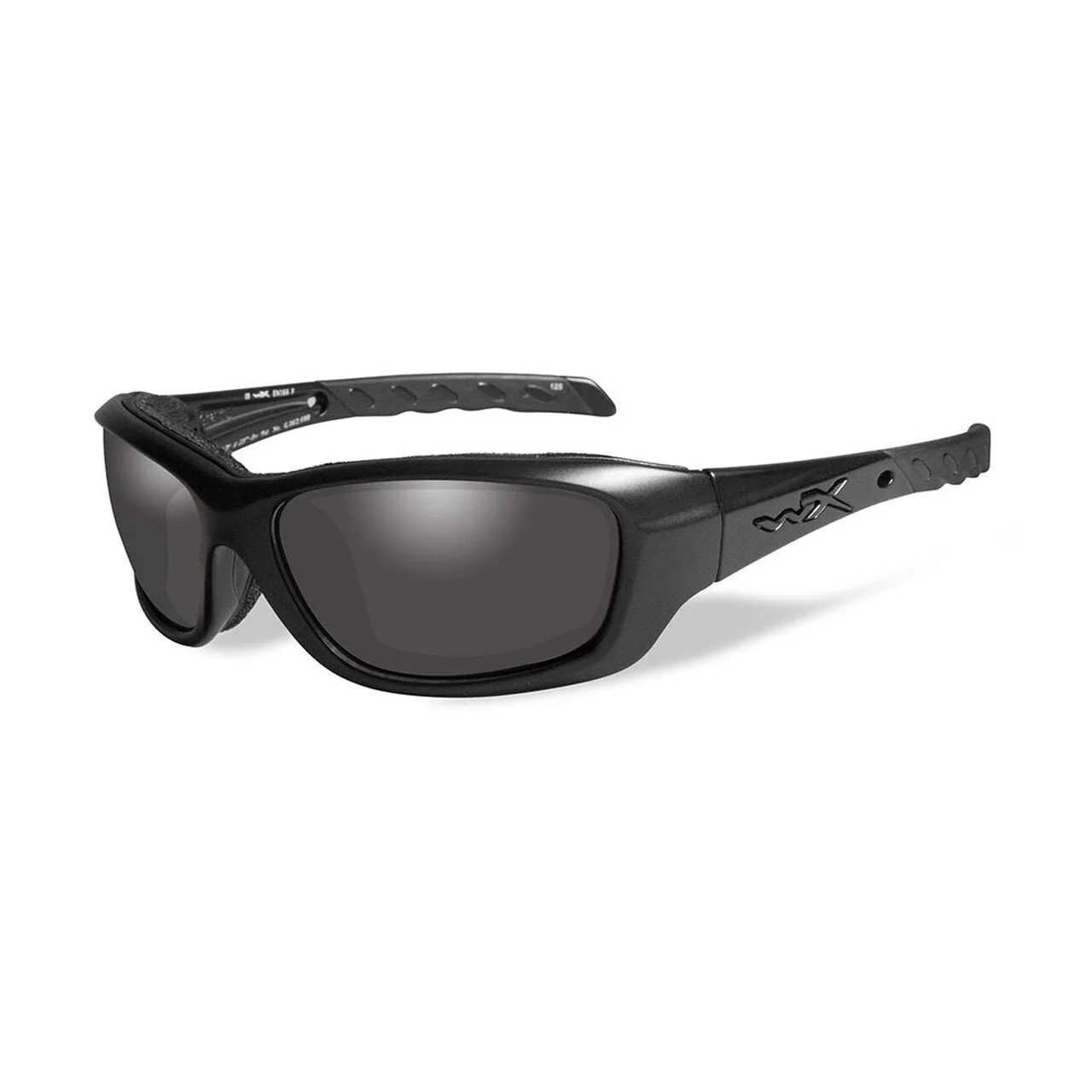 Wiley X Gravity Sunglasses Smoke Grey Lens Matte Black Frame