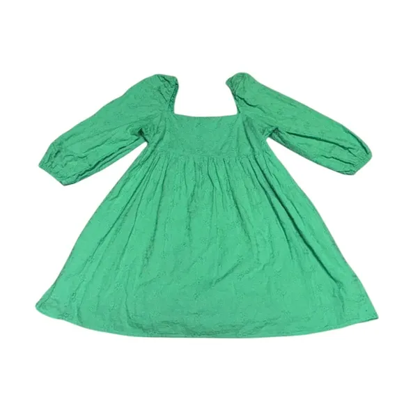 Women’s TUCKERNUCK POMANDER PLACE Green Eyelet Elizabeth babydoll MINI Dress xxl